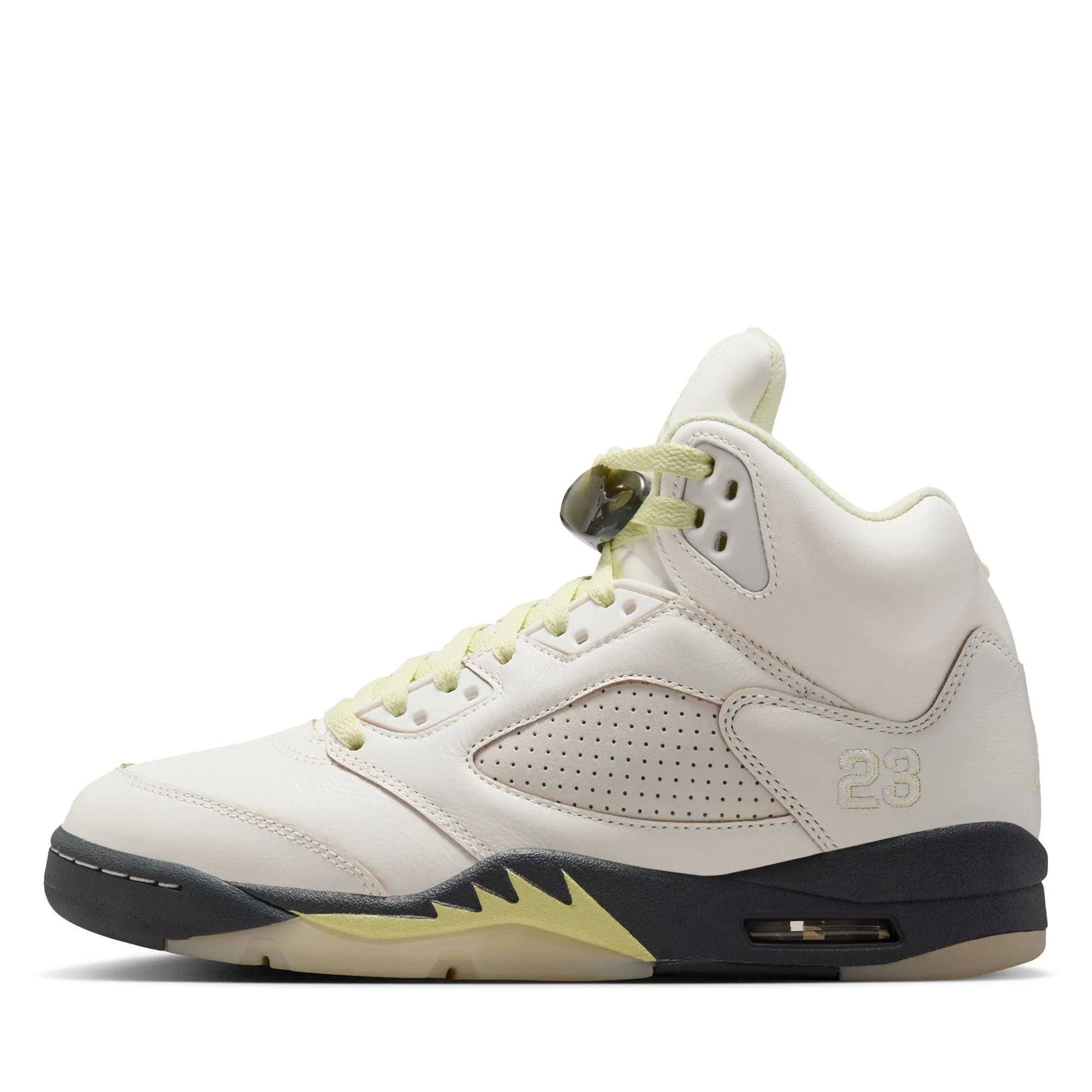 evening walk Women's Air Jordan 5 Retro - Sail/Luminous Green