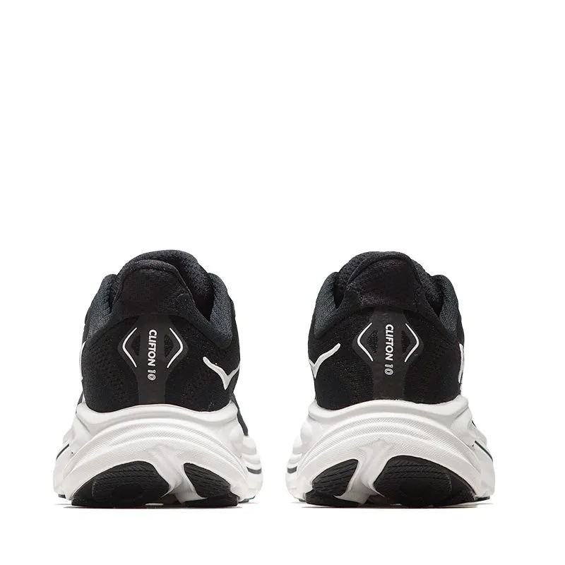 Eco Choice Running Women's Hoka Clifton 10 - Black/White