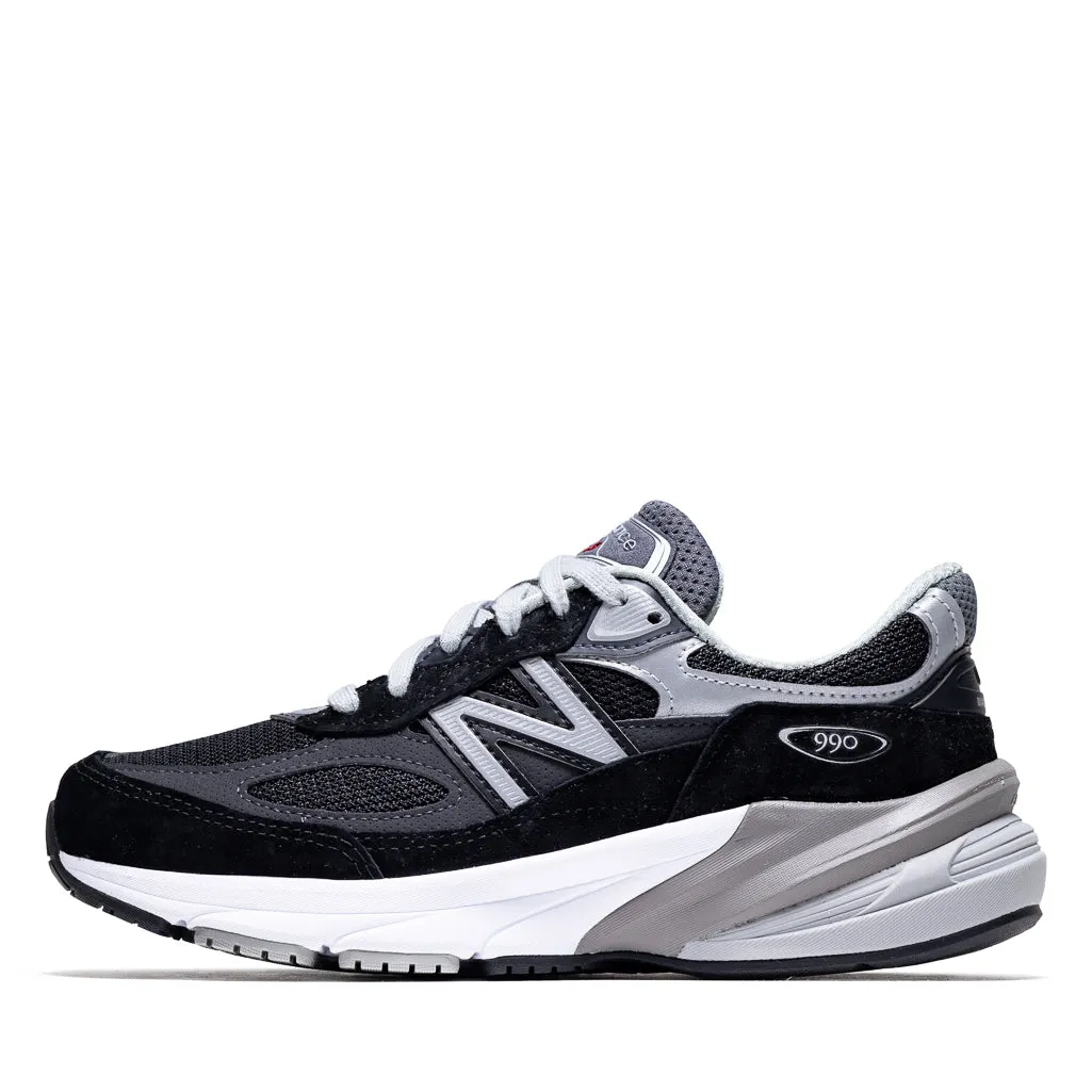 Breathable Weave Active Everyday Women's New Balance Made in USA 990v6 - Black