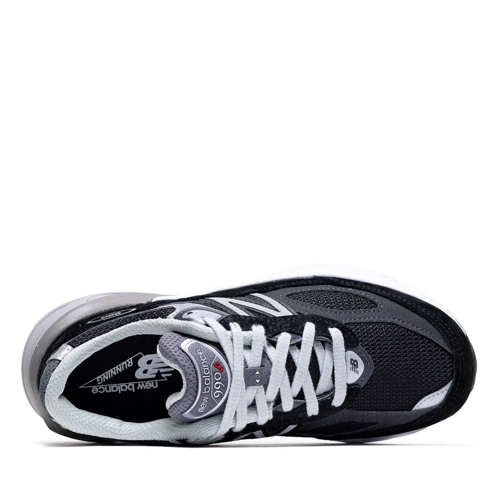 Women's New Balance Made in USA 990v6 - Black Modern Look
