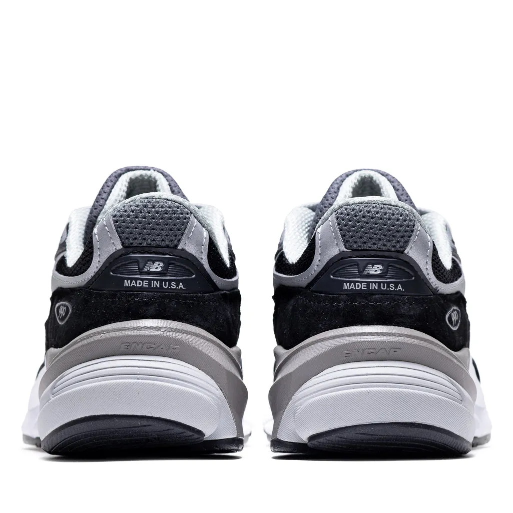Women's New Balance Made in USA 990v6 - Black Ventilation Ports