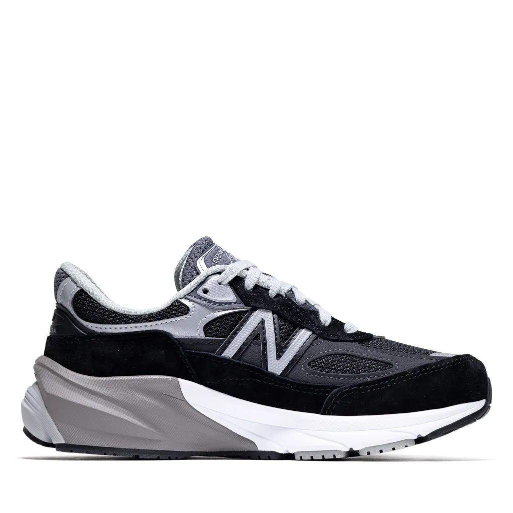 Durable Comfort Heat Resistant Midsole Women's New Balance Made in USA 990v6 - Black