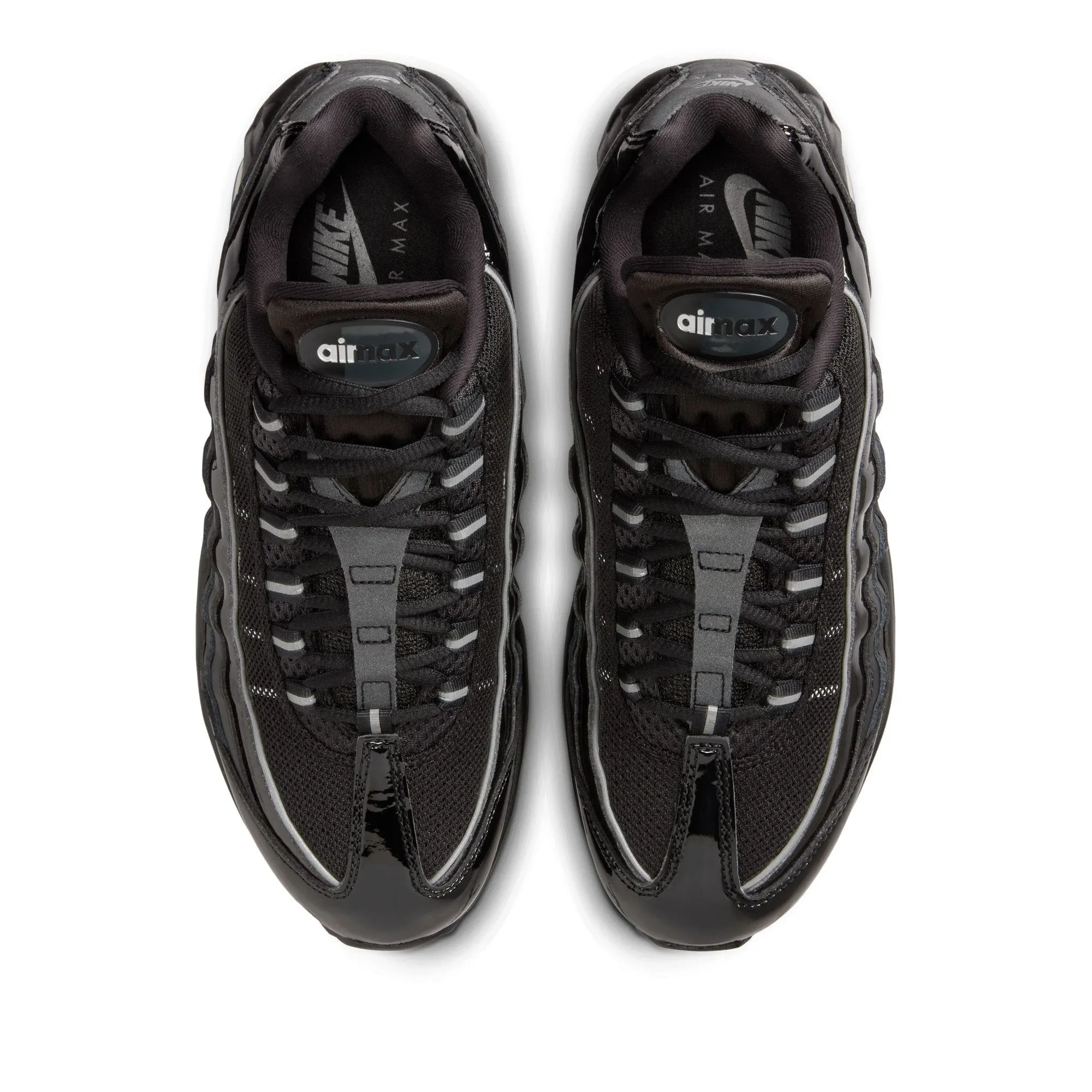 Impact-absorbing design City Step Women's Nike Air Max 95 - Black/Metallic Silver