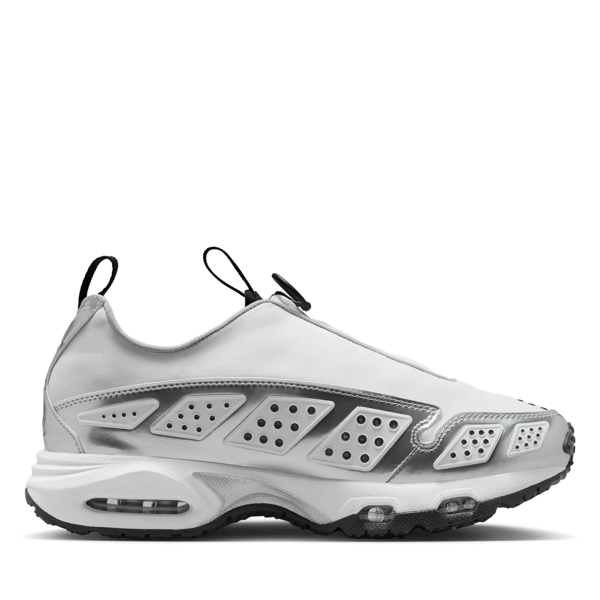 Friction Resistant Materials Cool Fit Women's Nike Air Max Sunder - White/Metallic Silver