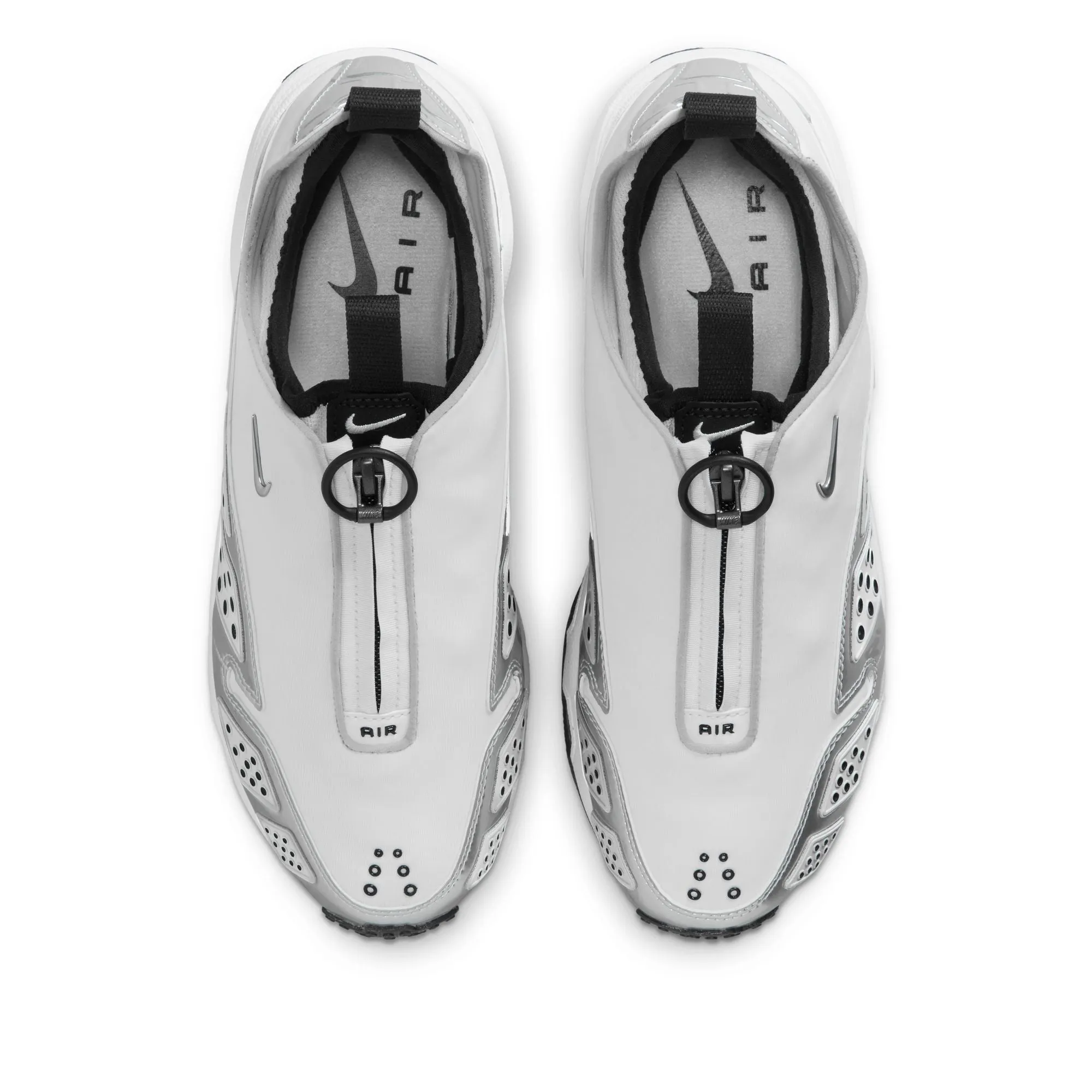 Women's Nike Air Max Sunder - White/Metallic Silver Lean Fit Dynamic Flex Grooves