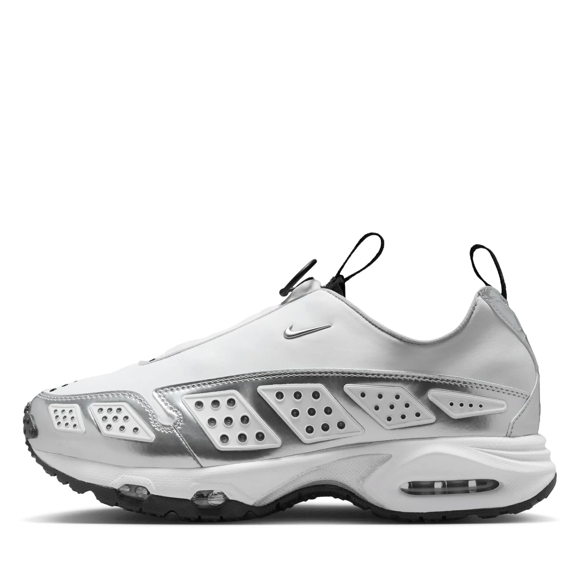 Women's Nike Air Max Sunder - White/Metallic Silver Step Cushion