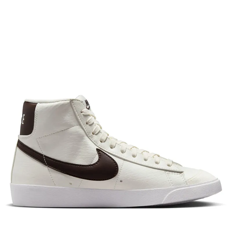 Lace Up Closure Systems Daily Casual Women's Nike Blazer Mid '77 - Sail/Baroque Brown