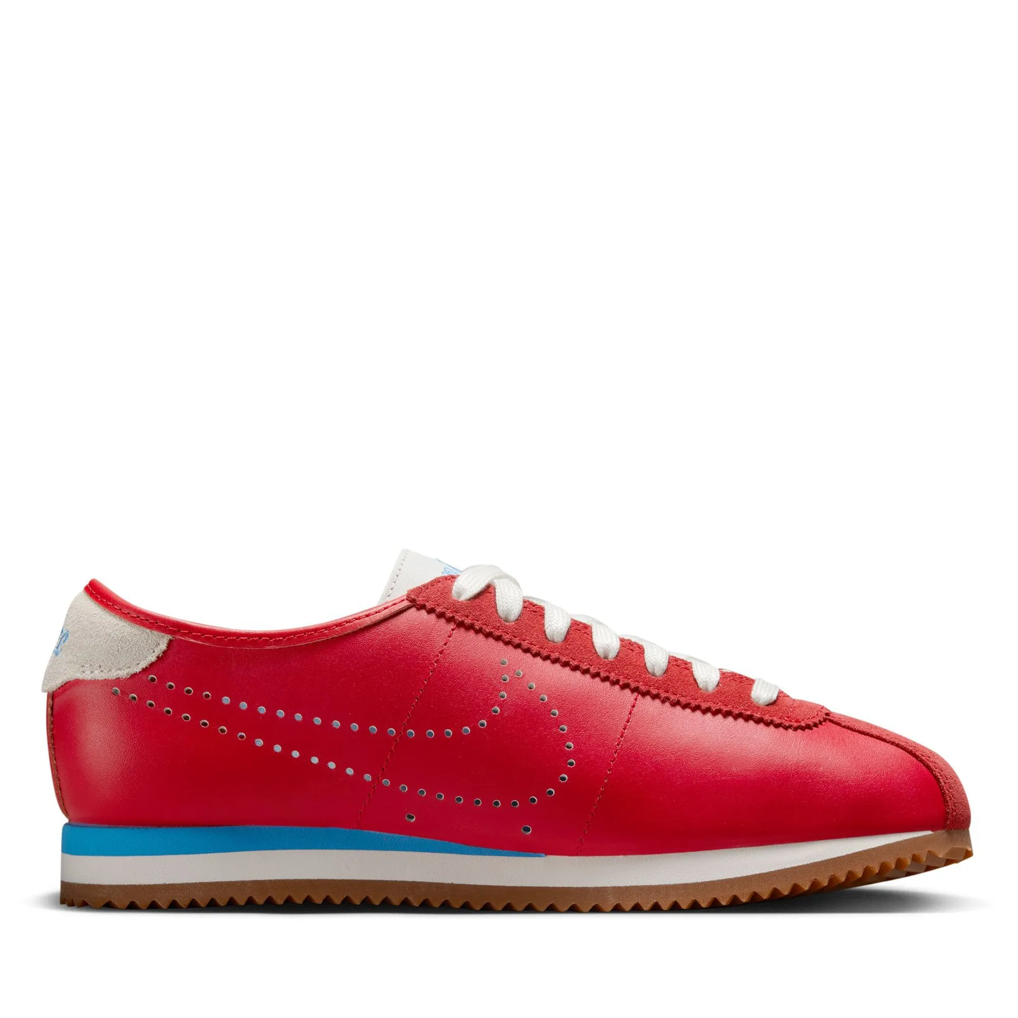 Breathable surface Women's Nike Cortez Leather - University Red/University Blue