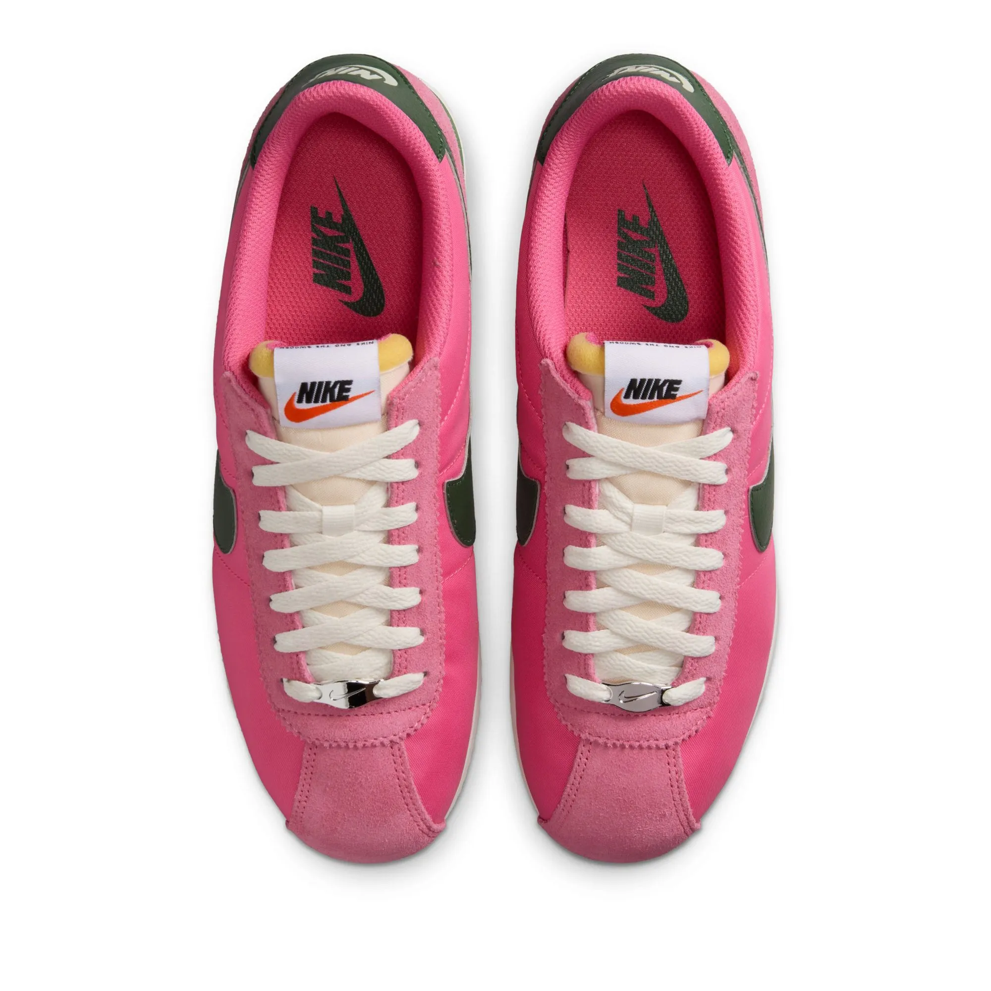 Durable tread Ventilation Panels Women's Nike Cortez - Pinksicle/Fir