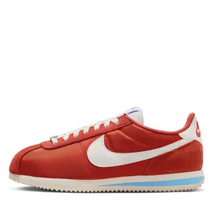 Reinforced Seams Lean Profile Women's Nike Cortez Textile - Picante Red/Sail