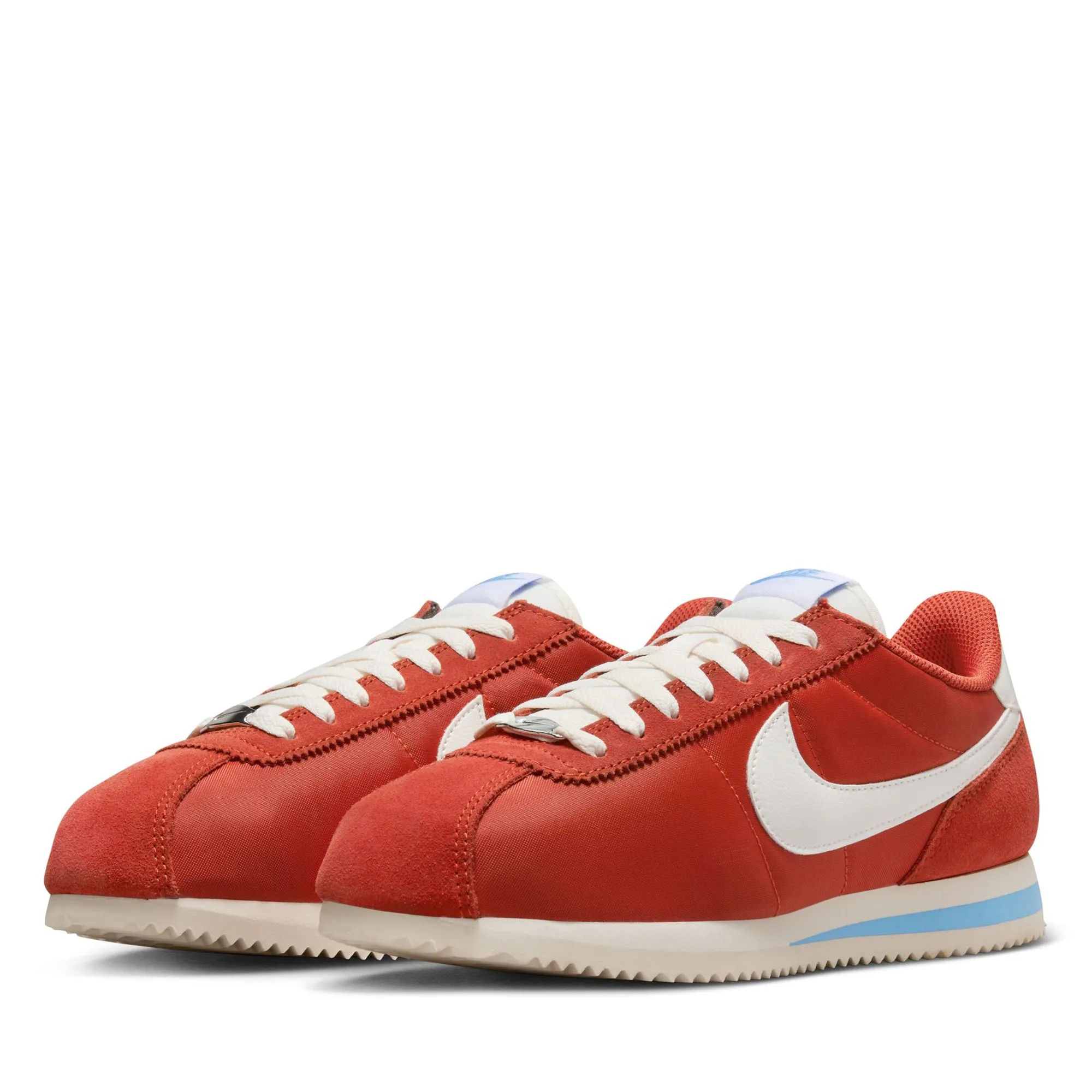 Women's Nike Cortez Textile - Picante Red/Sail Weekend Look Morning Rush