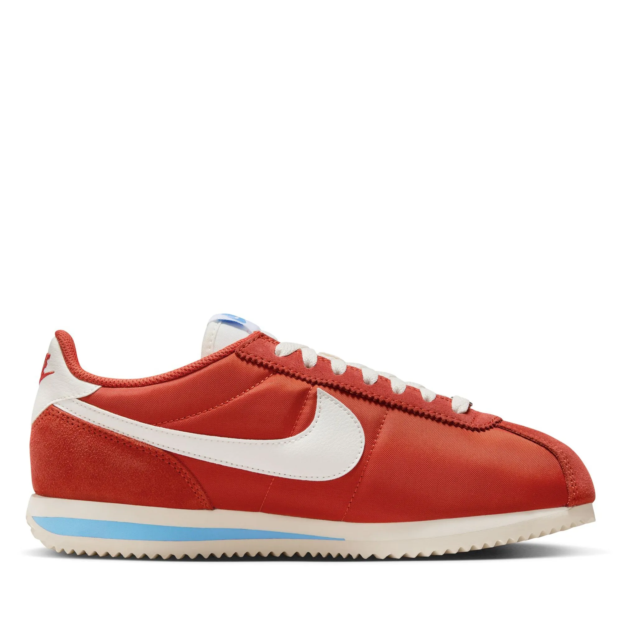 ResponsiveSole Impact Diffusion System Women's Nike Cortez Textile - Picante Red/Sail