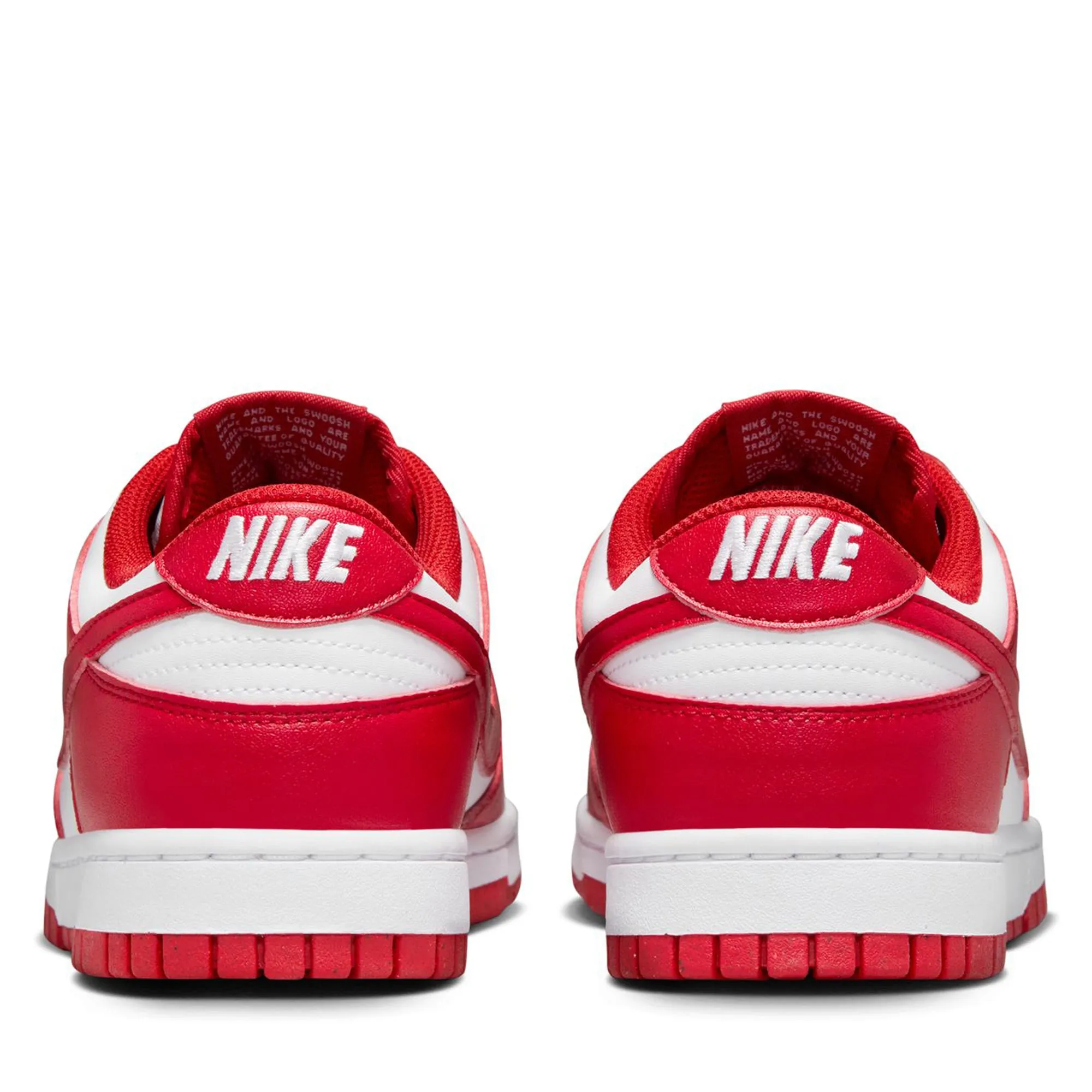 Women's Nike Dunk Low Next Nature - White/University Red Core Flex All-Day Cushioning