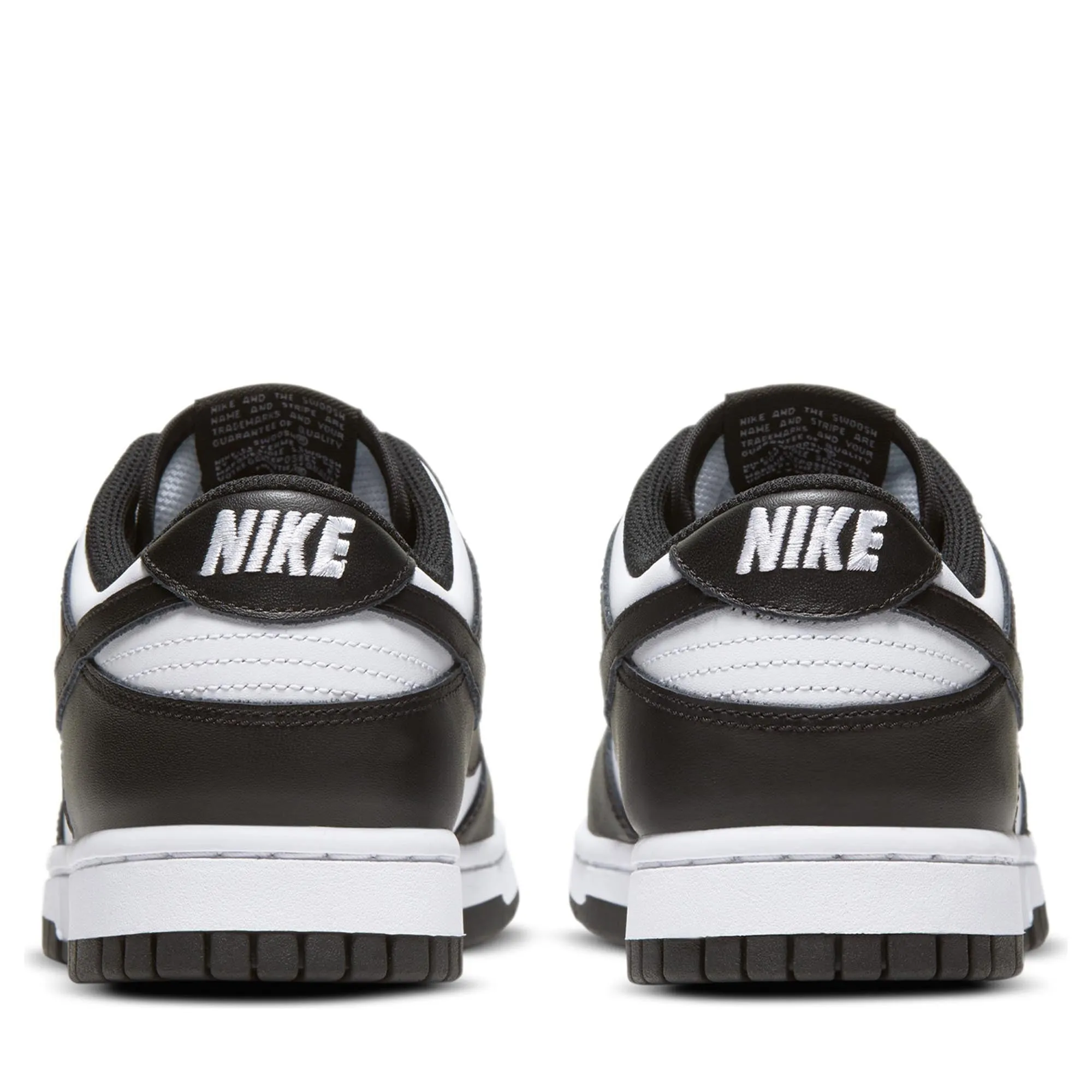 Women's Nike Dunk Low 'Panda' - White/Black Torsional Rigidity Lace Closure