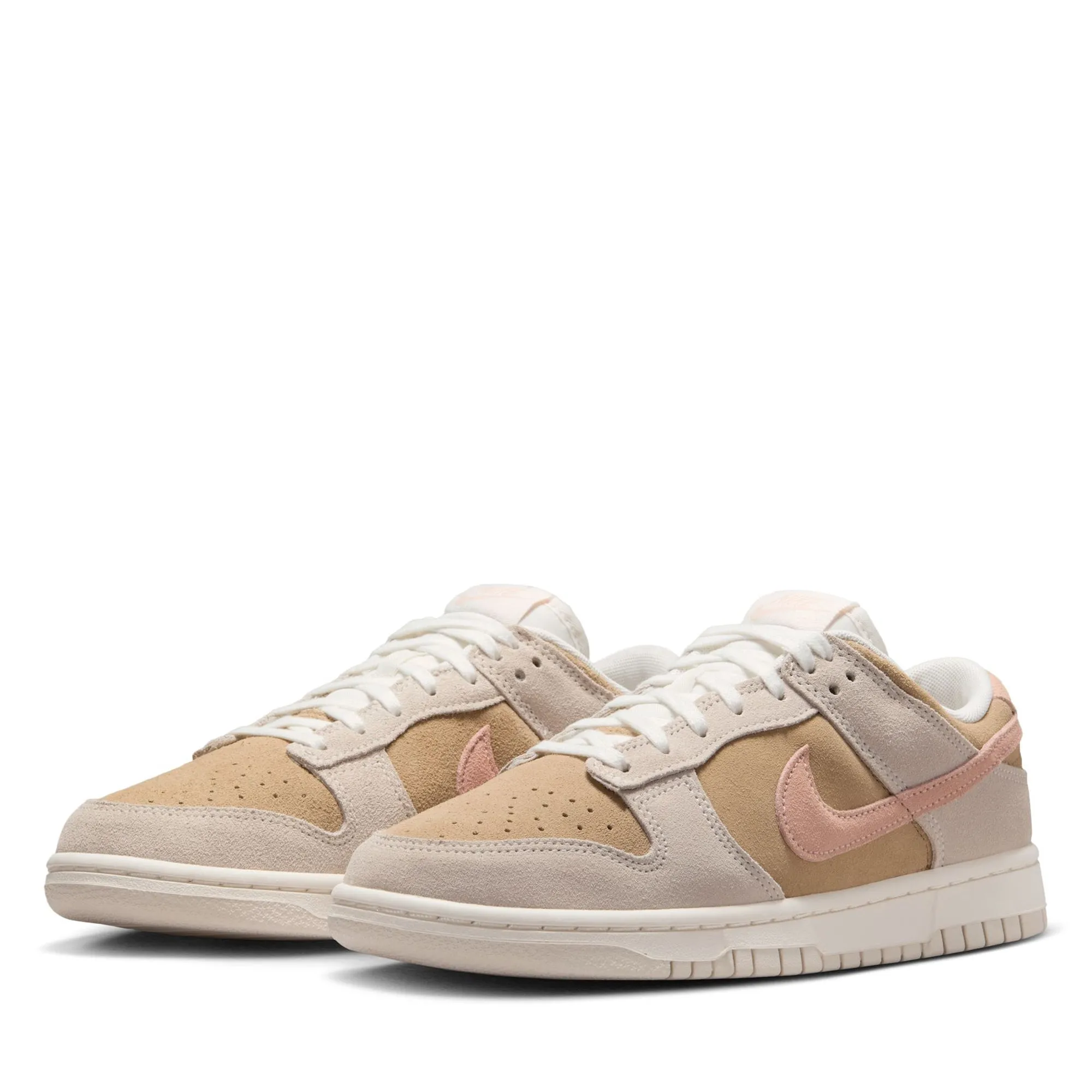 Knit Fabric Design Women's Nike Dunk Low - Phantom/Washed Coral