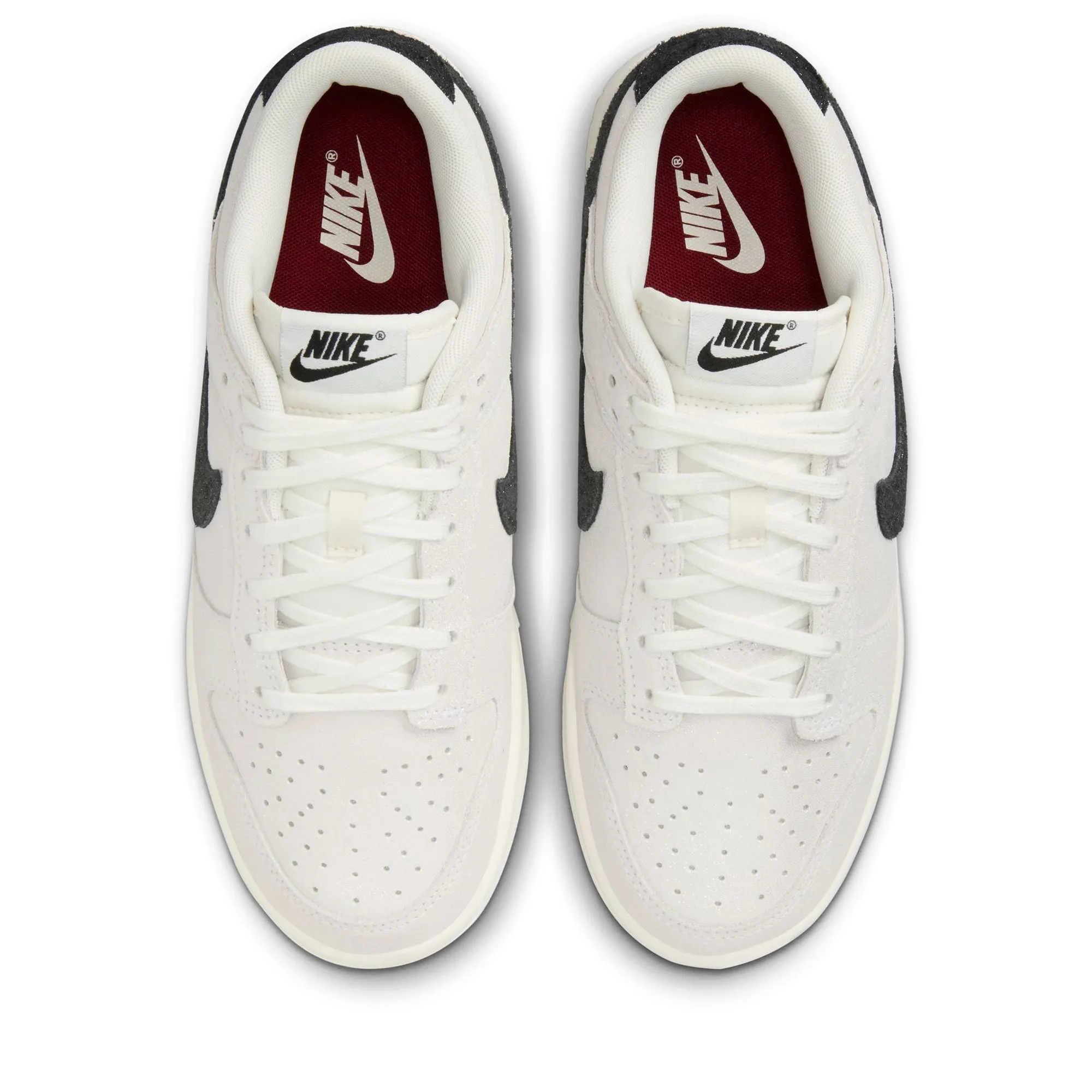 Women's Nike Dunk Low SE - White/Black Odor Control Tech Ventilated Perforations