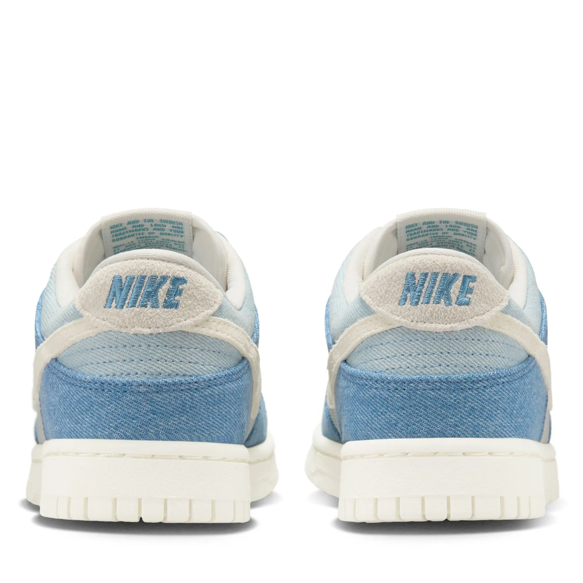 Sneaker Brands Microfiber Lining Women's Nike Dunk Low - Smokey Blue/Pale