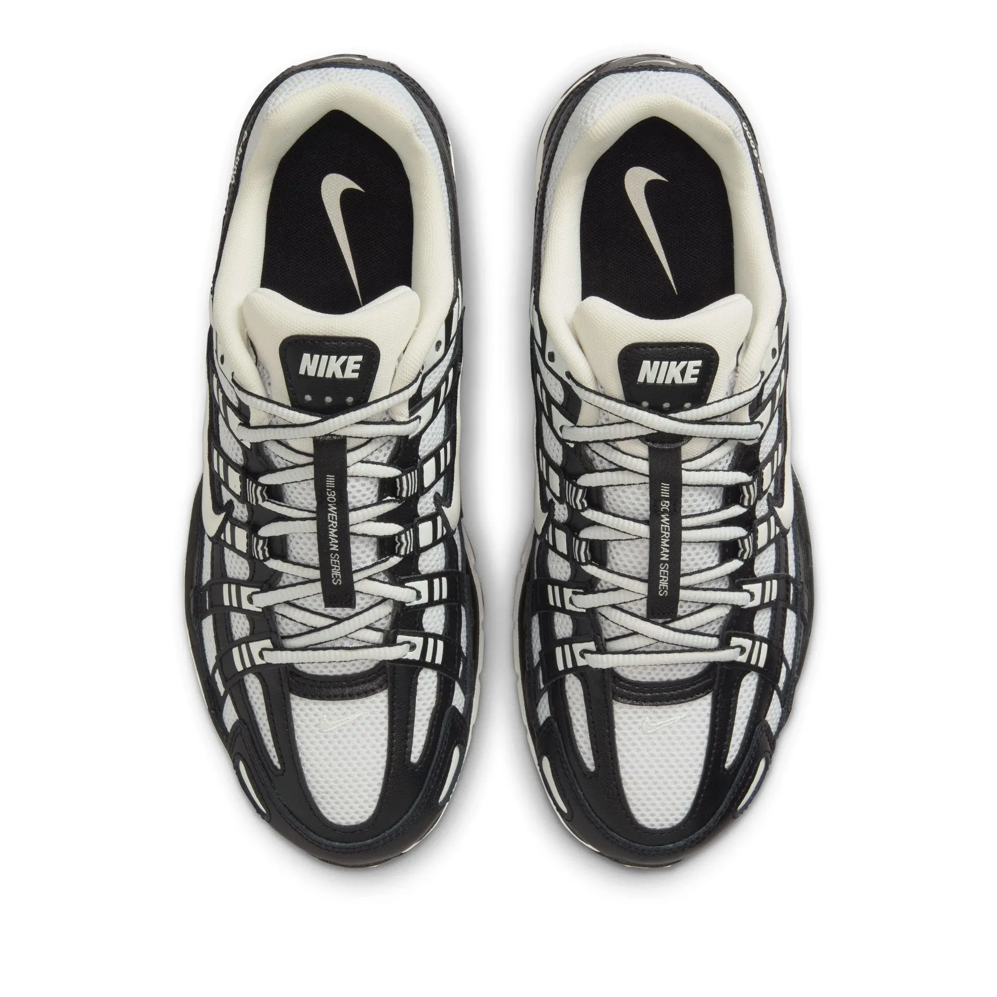 Women's Nike P-6000 - Black/Summit White Textured Tread Energy return
