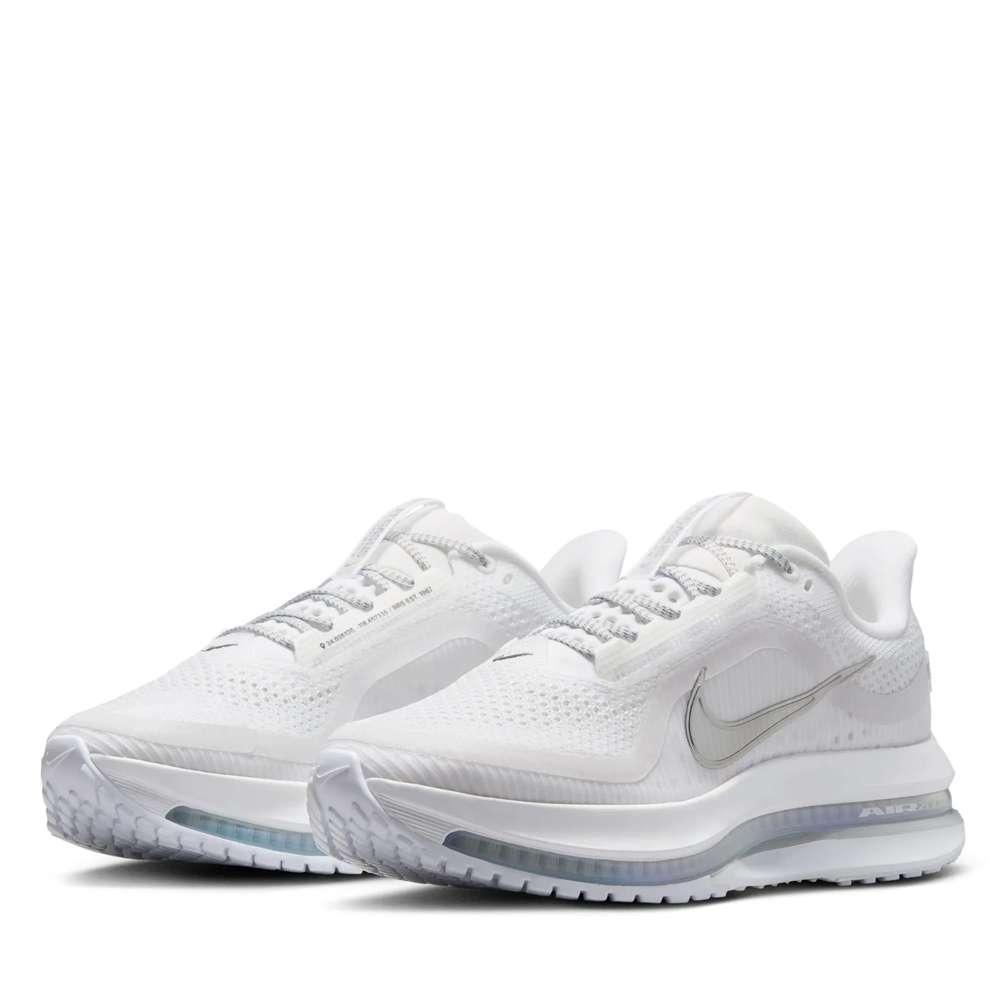 Seamless Feel Compression Molding Women's Nike Pegasus Premium - White/Metallic Silver