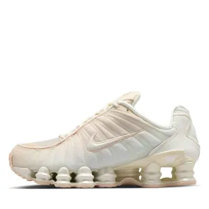 Women's Nike Shox TL - Pearl White/Soft Pearl Iconic arch