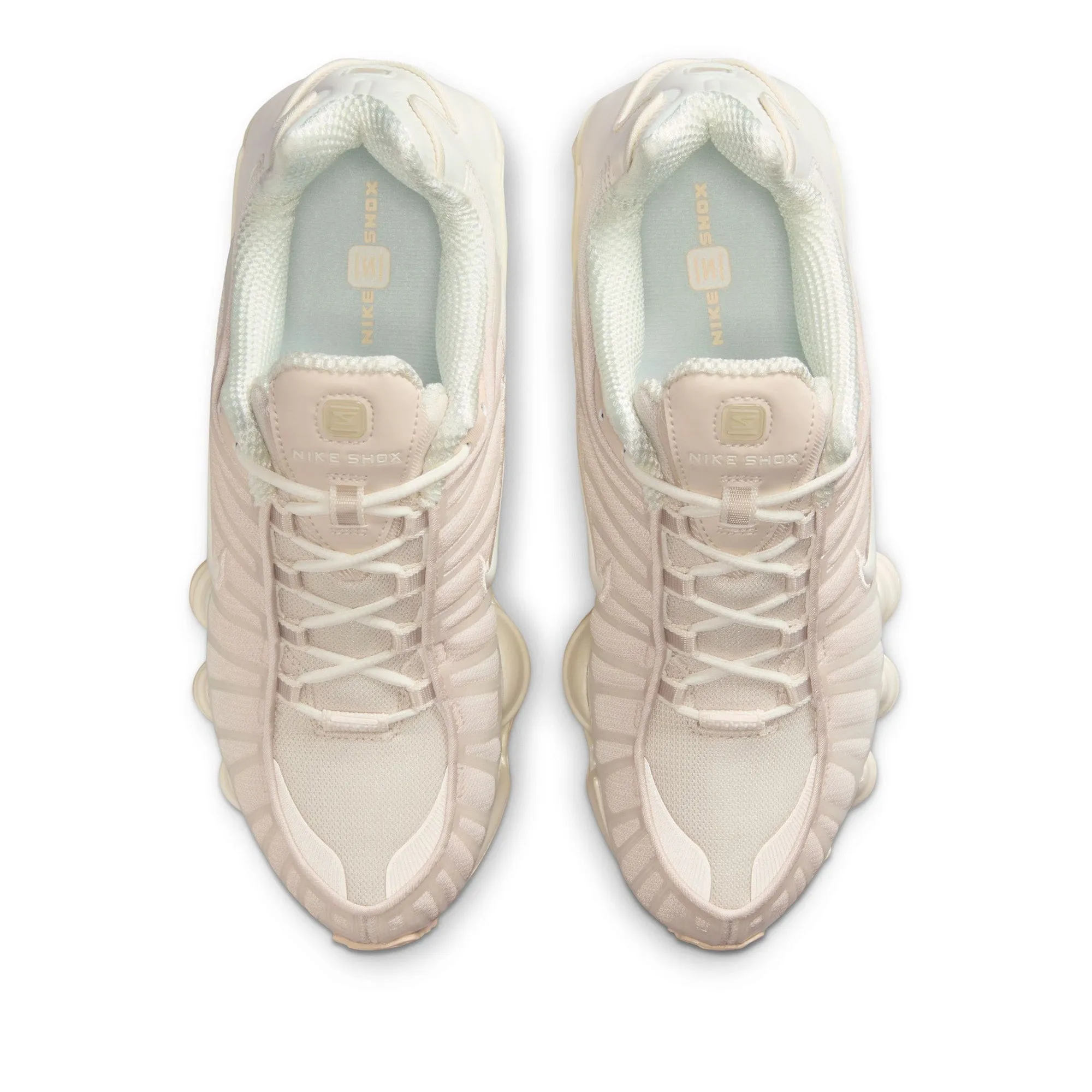 Women's Nike Shox TL - Pearl White/Soft Pearl Smart Design Midfoot Lock System