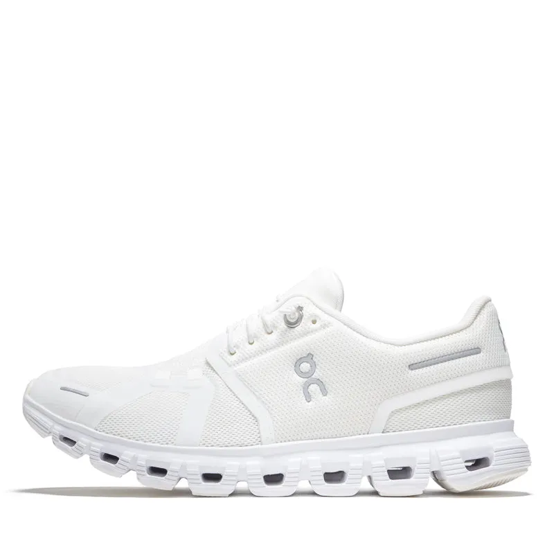 Work Casual Decorative stitching Women's On Cloud 6 - White/White