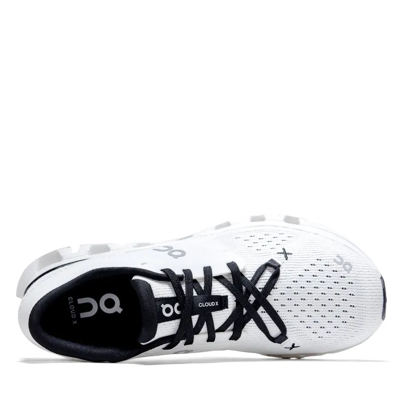 Indoor outdoor use Street Ease Women's On Cloud X 4 - Ivory/Black