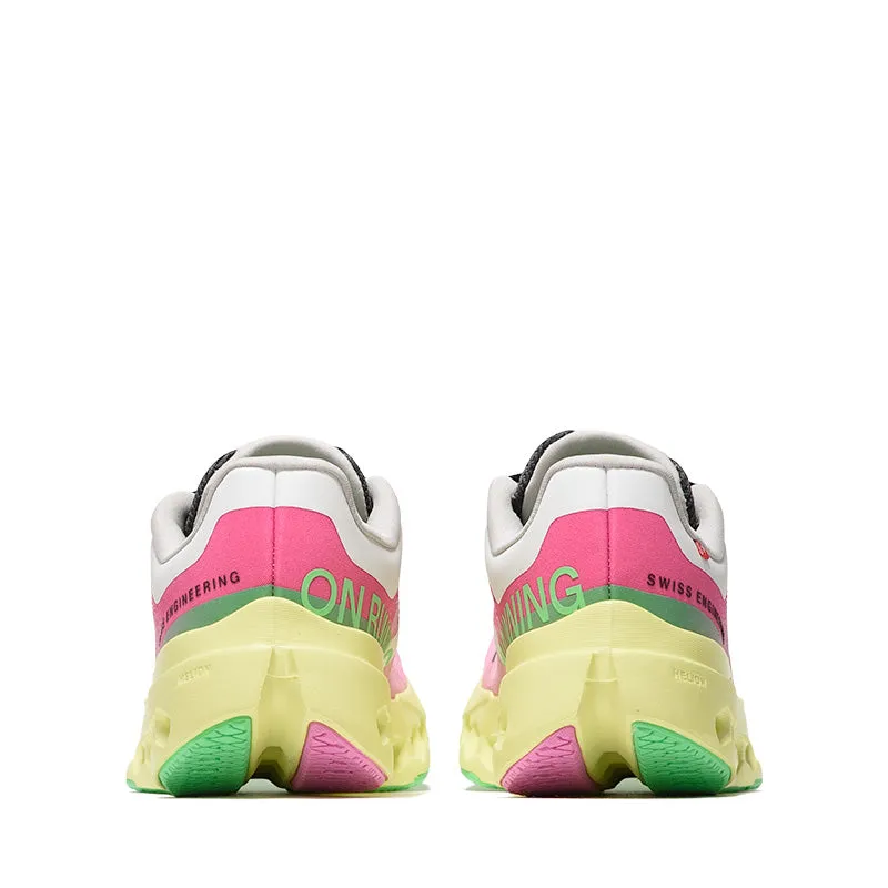 Women's On Cloudsurfer Next - Pink/Limelight Glow Run Sea Aqua