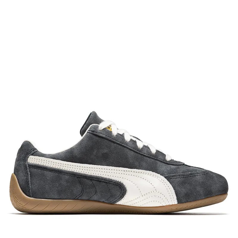 Women's Puma Speedcat Faded - Cast Iron/Alpine Snow Aero Dynamic Silhouette Microfiber Overlays