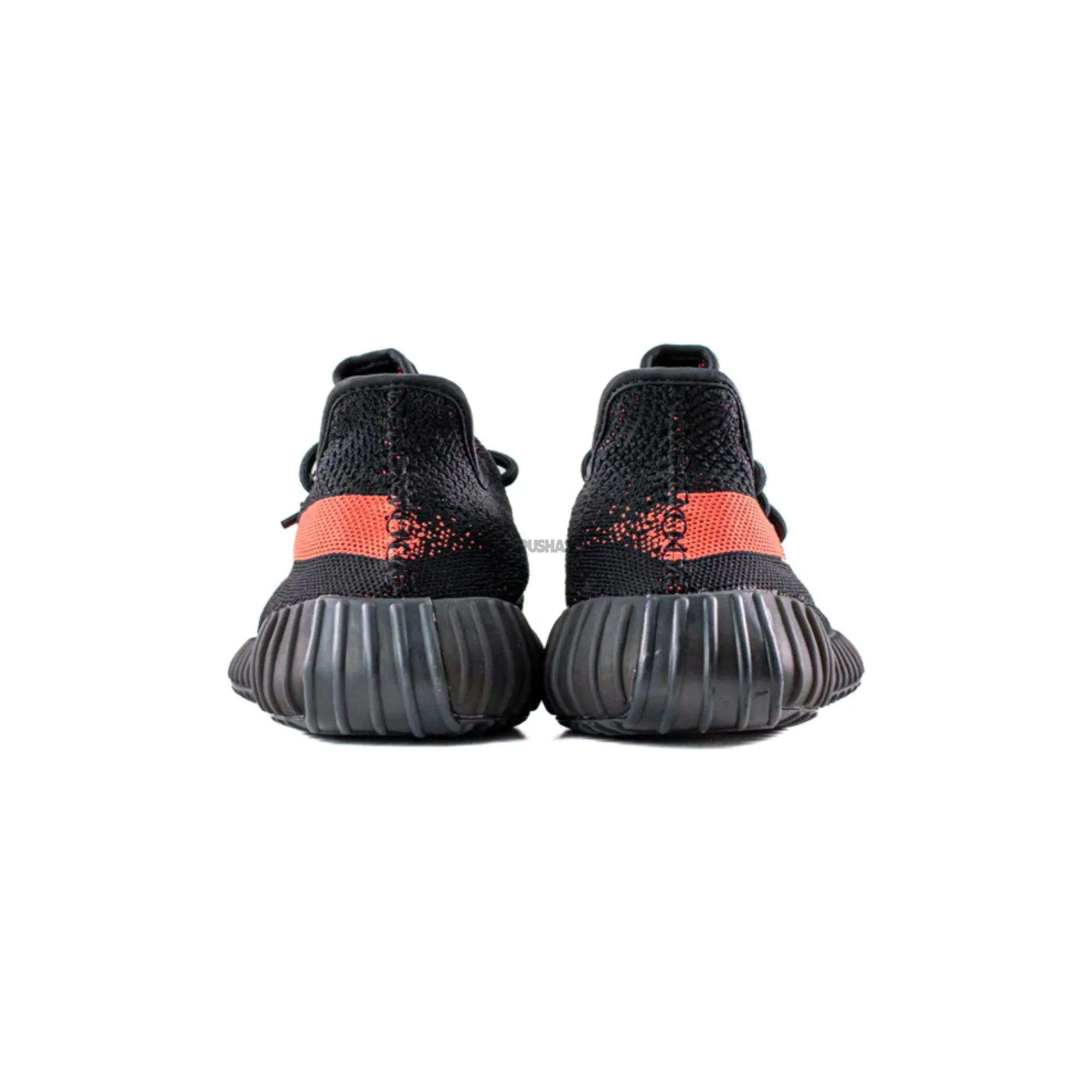 Yeezy Boost 350 V2 'Core Black Red' (2022) logo - zipped shoes