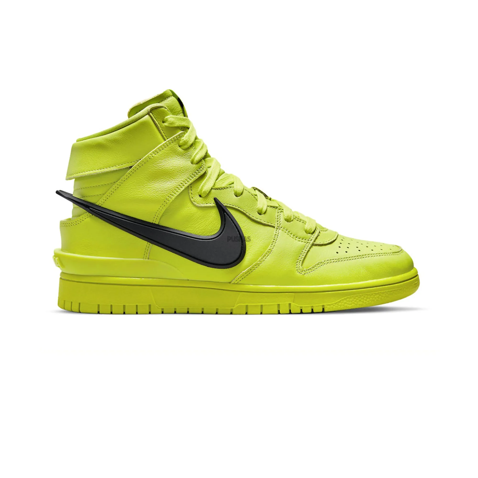 Nike Dunk High AMBUSH 'Flash Lime' (2021) Vulcanized Sole Daily Use