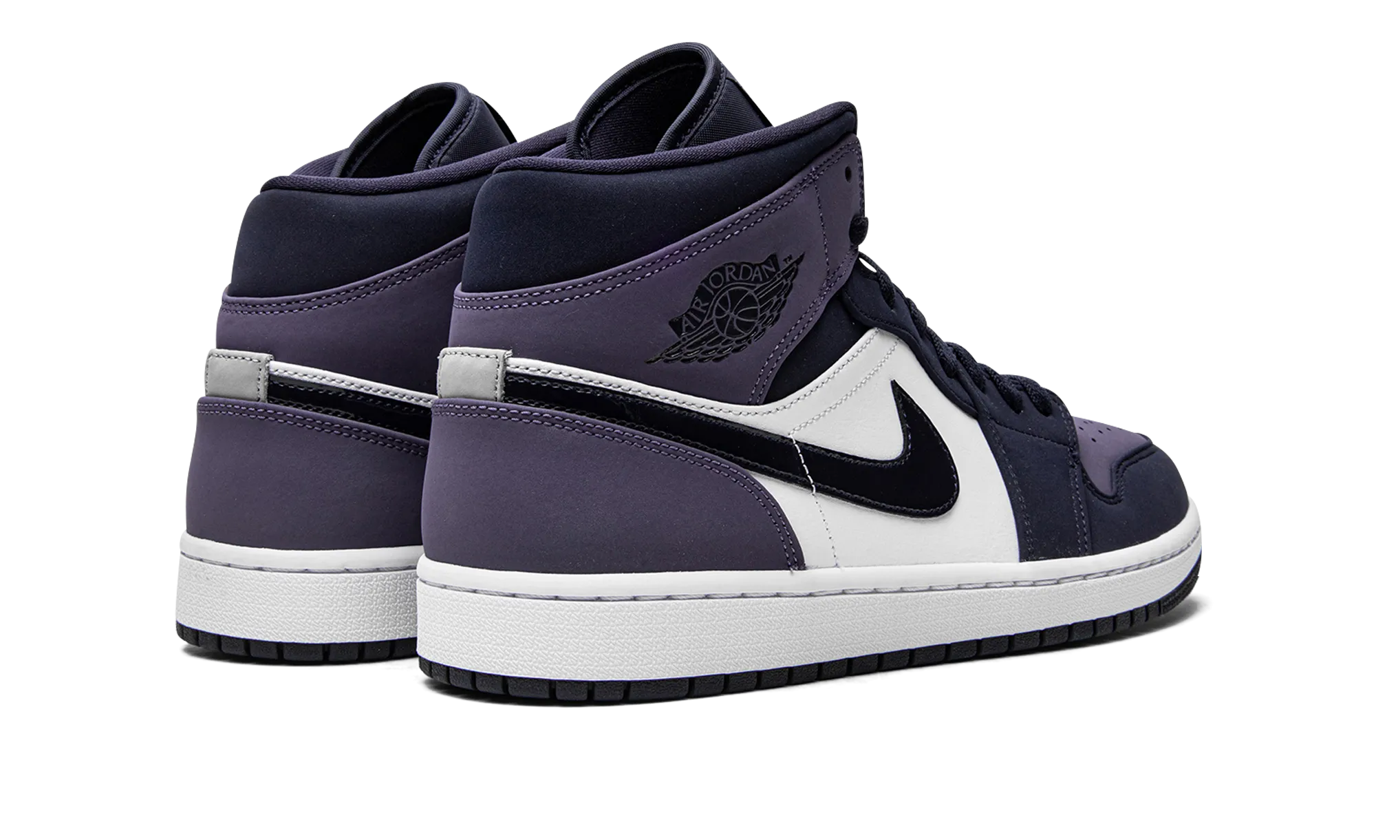Breathable Jacquard Weave Trendsetting Shoes Air Jordan 1 Mid "Sanded Purple"