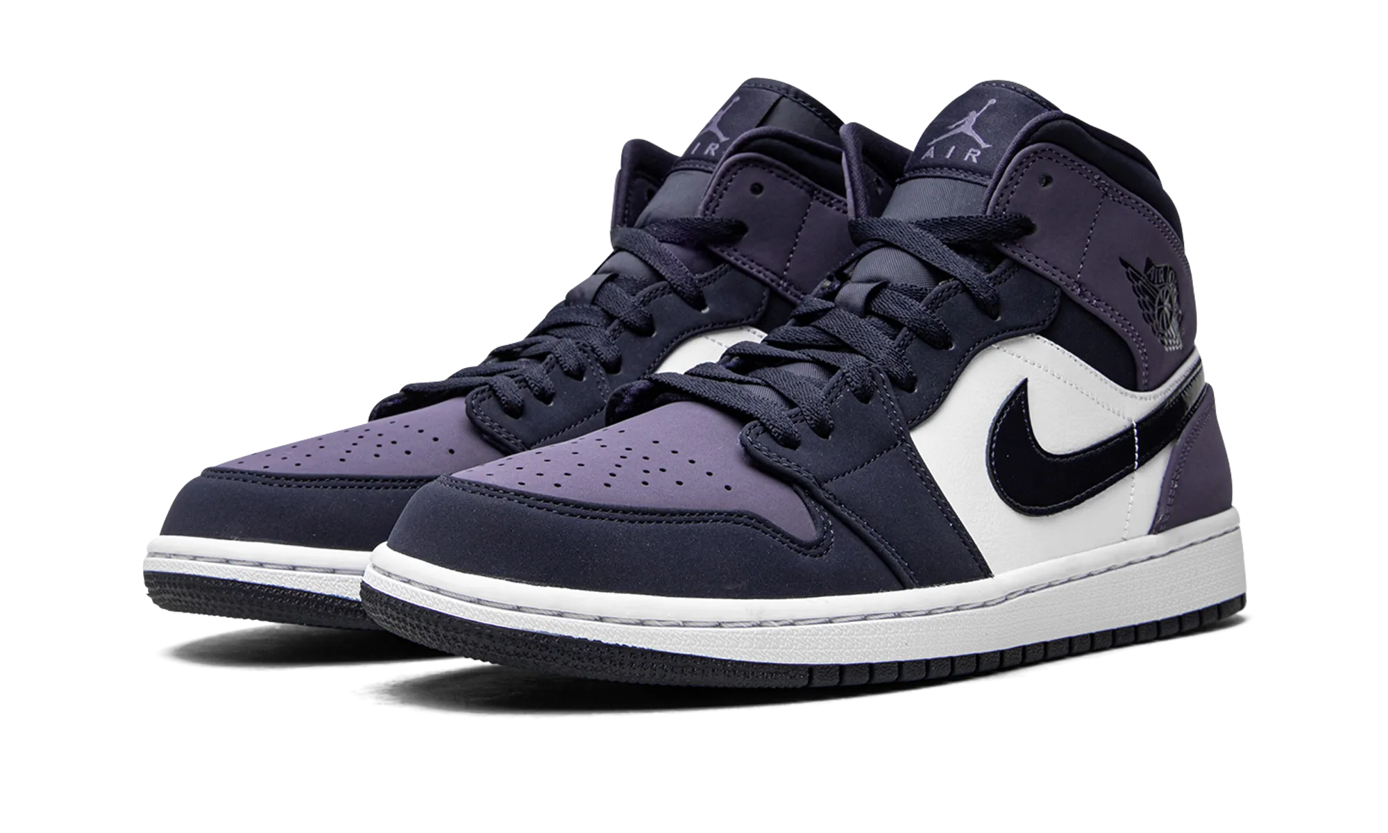 Air Jordan 1 Mid "Sanded Purple" Motion Ease Heel To Toe Drop
