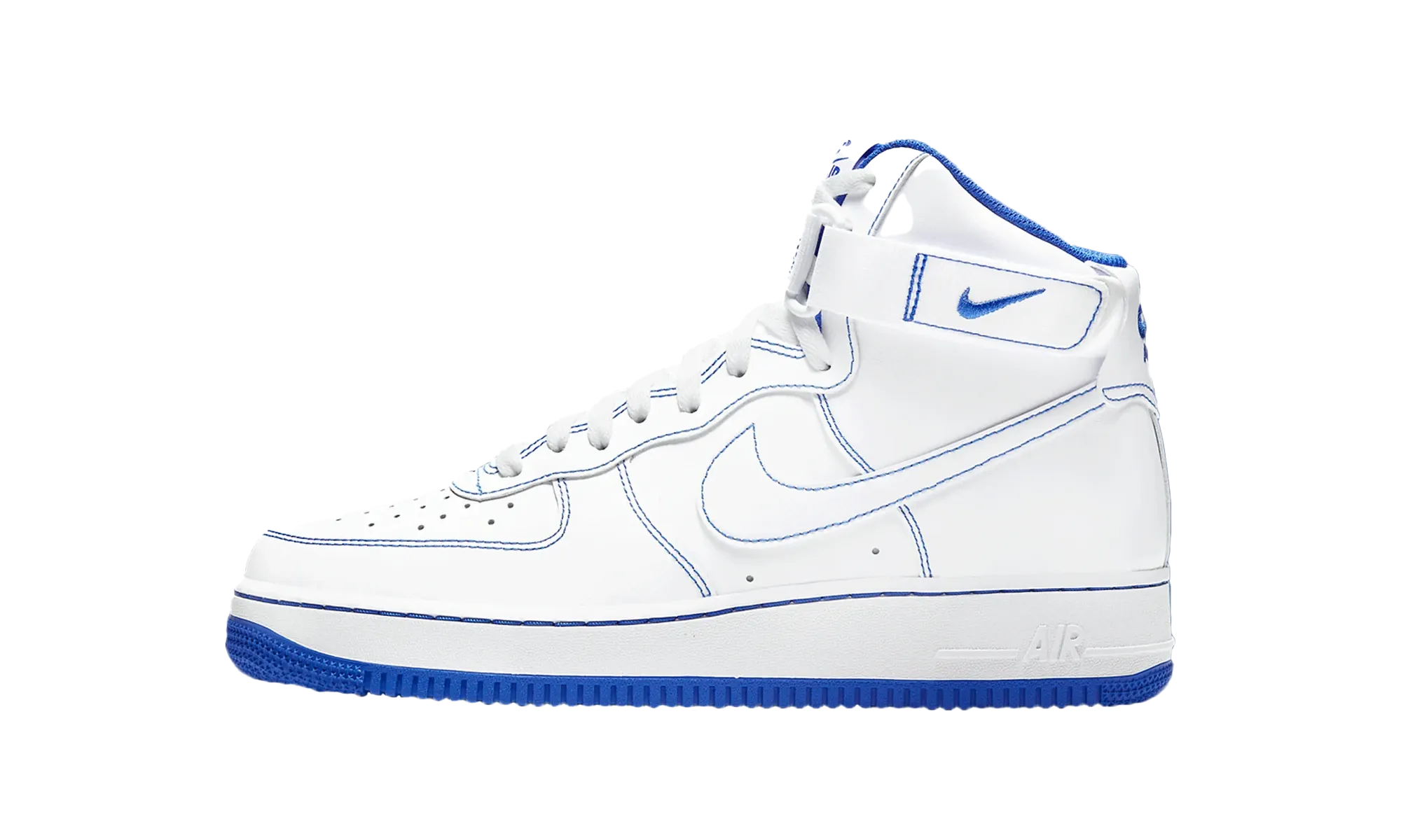 Urban Speed Air Force 1 High Stitch "White / Royal Blue"