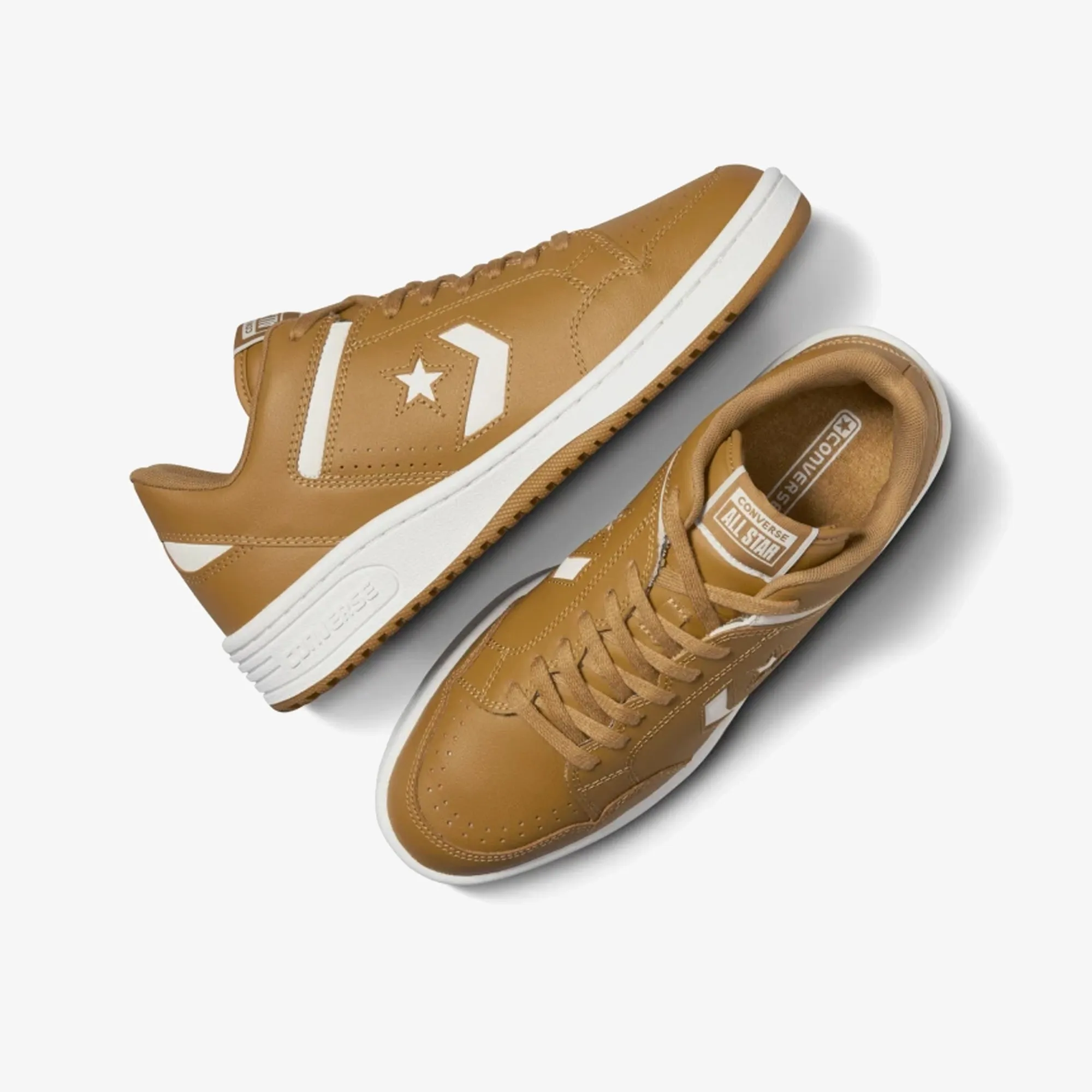 Converse | WEAPON LEATHER { BROWN Aero Dynamic Silhouette