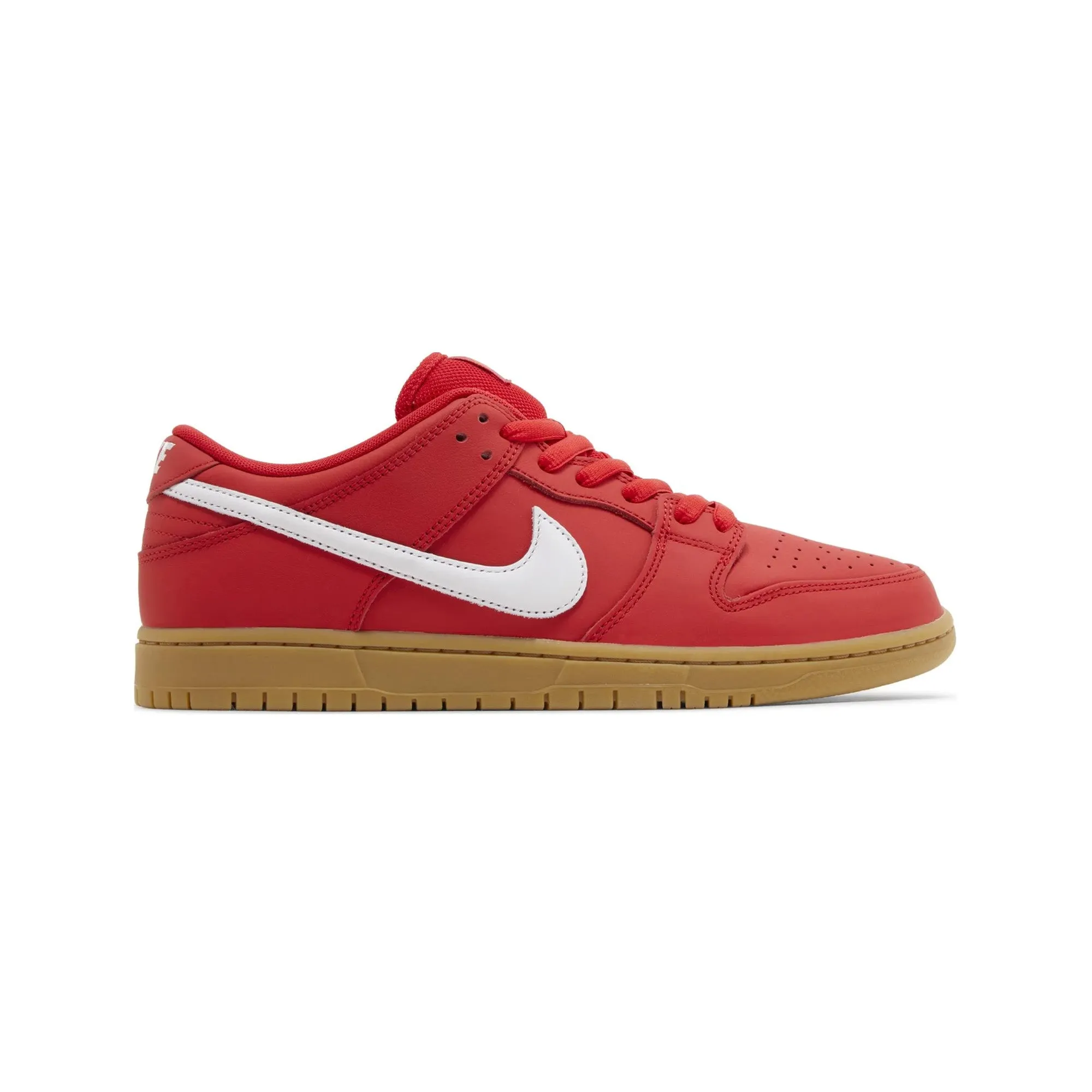 Clean Silhouette Nike SB Dunk Low 'University Red Gum' (2024)